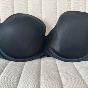 Cacique Classic Black Strapless Bra